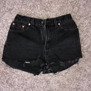 Black Levi Shorts